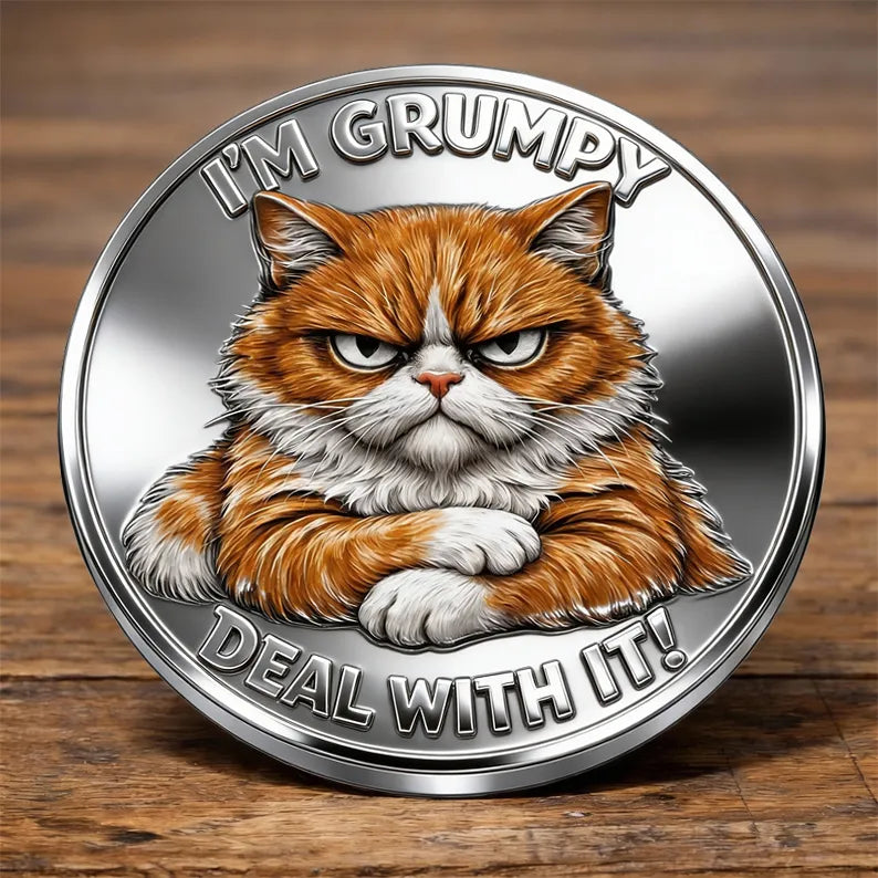 š„š„New Year 50% Off--Grumpy Old Cats Club Commemorative Coin