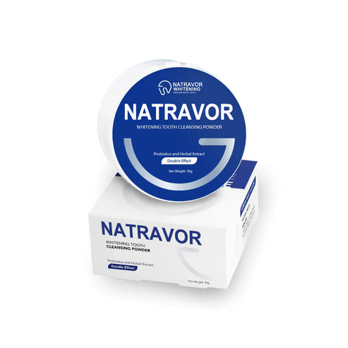 Natravor™ Whitening Tooth Cleansing Powder 🦷Obtain American Dental Association (ADA) Certification (Treats periodontitis and mouth ulcers, prevents tooth loss, and repairs gum recession)