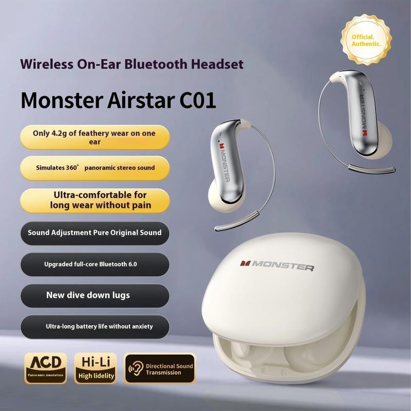 🎧👂 Zero-Gravity Titanium Bluetooth Earbuds - Ultra-Long Battery, HiFi Stereo, Comfortable for Long Wear