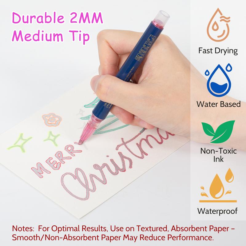 🎨Outline Shimmer Markers