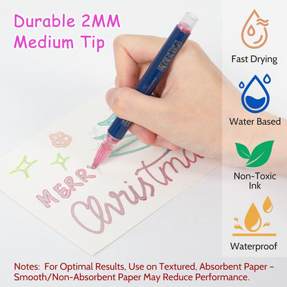 🎨Outline Shimmer Markers