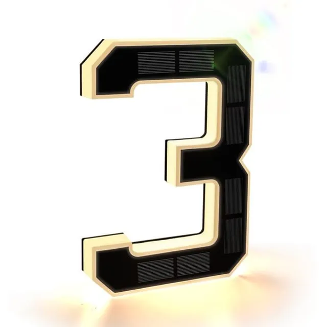 🔥Solar Lighted House Numbers for Outside