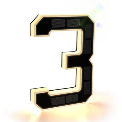 🔥Solar Lighted House Numbers for Outside