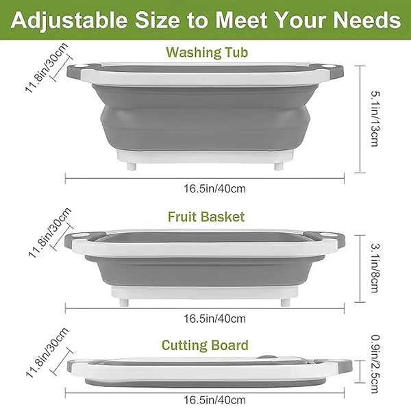 🔥🌡️🍗🥗BBQ & Meal Prep Tub | Collapsible Prep Tub🍖🏕️