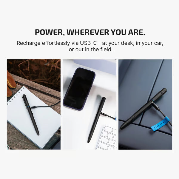 Multifunctional Pen Light with 120 Lumens & Green Laser