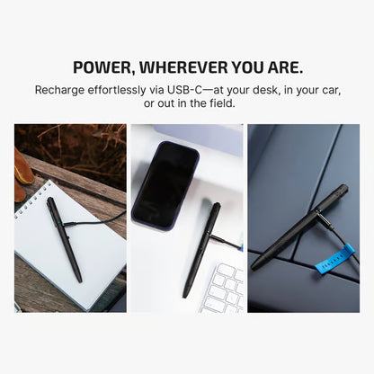 Multifunctional Pen Light with 120 Lumens & Green Laser