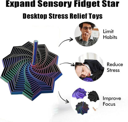 3D Printed Expanded Sensory Fidget Star