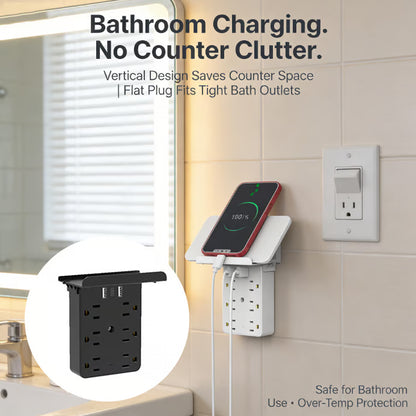 💥🎁Wall Outlet Extender with Shelf Night