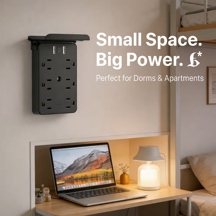💥🎁Wall Outlet Extender with Shelf Night