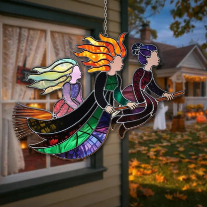 🔥Last Day: BUY 3 GET FREE SHIPPING - 🧙🧹Halloween Witch Suncatcher