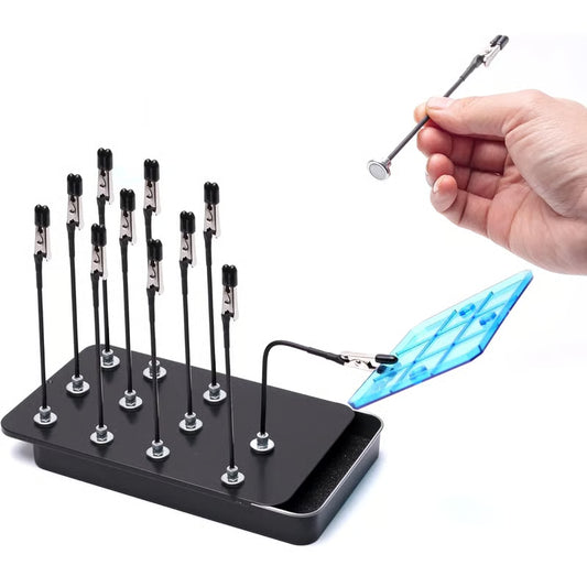 Free Gifts!🧲Mag Stand Pro Magnetic Helping Hands Soldering Tool - Adjustable Alligator Clip Holder