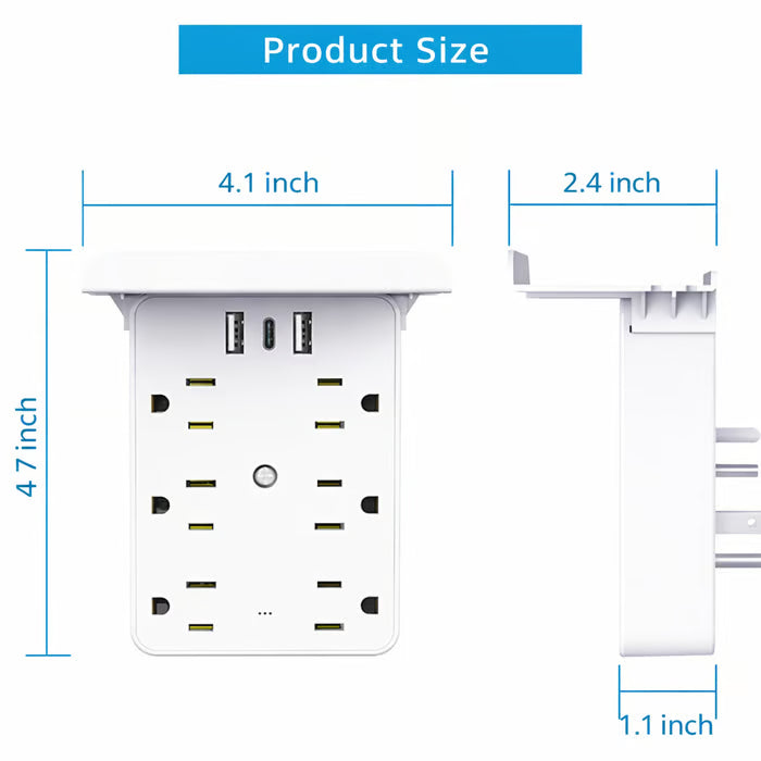 💥🎁Wall Outlet Extender with Shelf Night