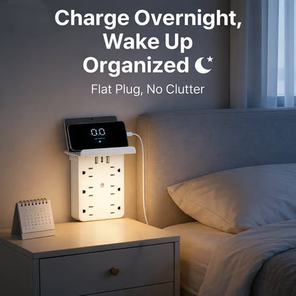 💥🎁Wall Outlet Extender with Shelf Night