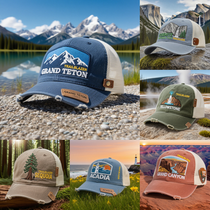🌄 America’s National Parks Cap Collection 🌲