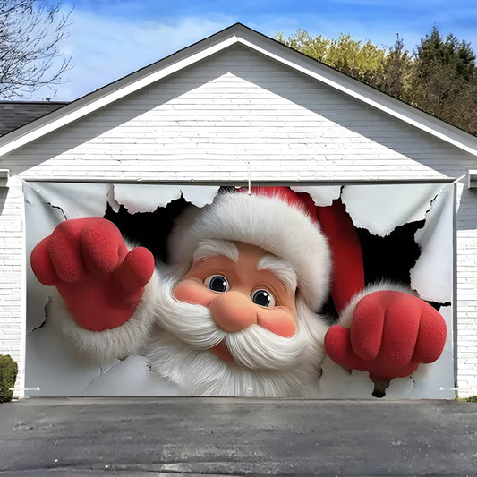 🎄Last Day Sale 49% OFF - 2025 Christmas and Halloween Reusable Garage Door Decoration
