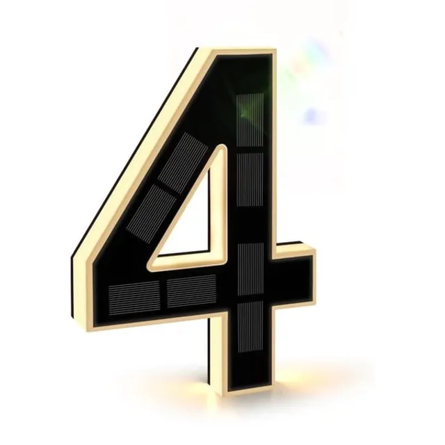 🔥Solar Lighted House Numbers for Outside