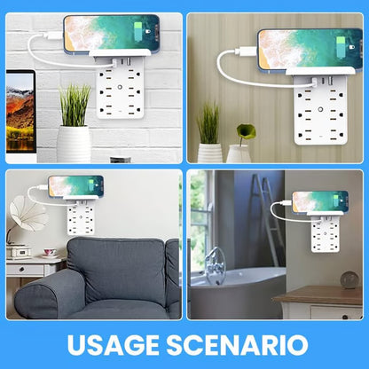 💥🎁Wall Outlet Extender with Shelf Night