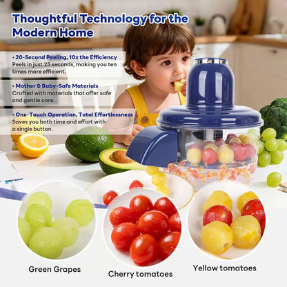 🍎Wireless Electric Food Processor & Peeler 🍇Child-friendly🍇