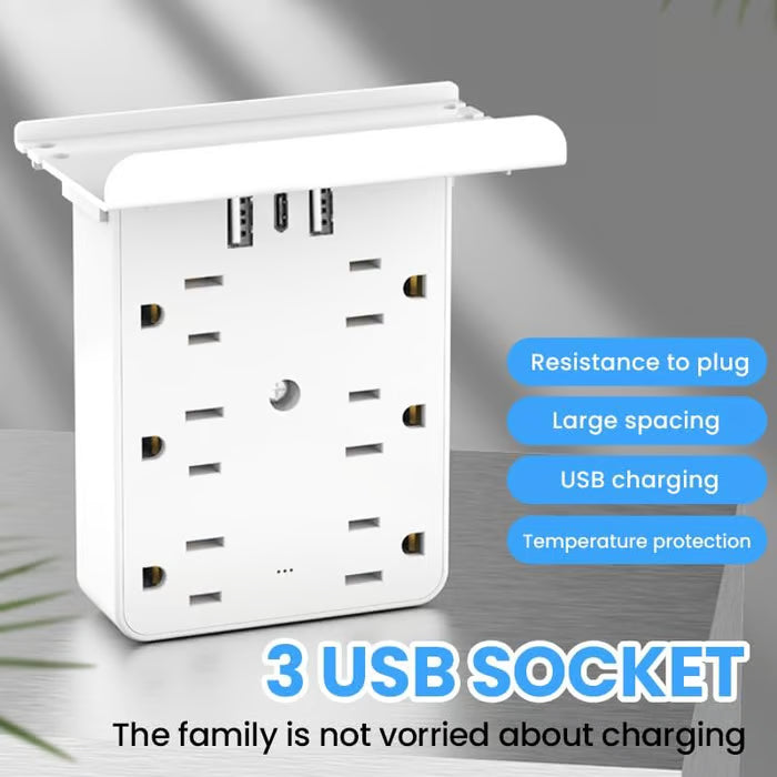 💥🎁Wall Outlet Extender with Shelf Night