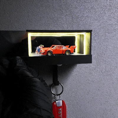 🔥LAST DAY ONLY 49% OFF🔥- Infinity Garage Key Holder, Illuminated Design, Rechargeable
