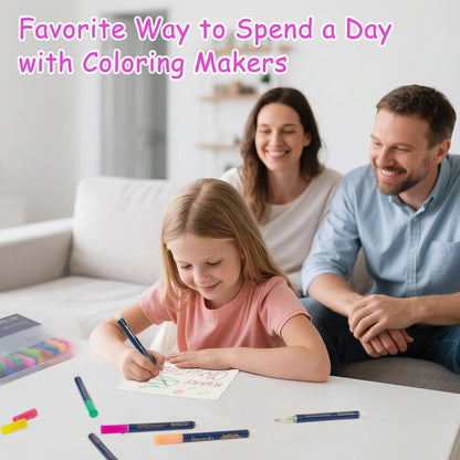 🎨Outline Shimmer Markers