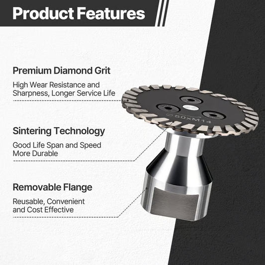 Precision Diamond Carving Wheel (40mm/50mm)🧰