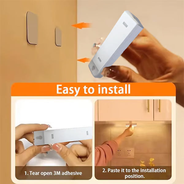 💡💡 Punch-free Smart Sensor Magnetic Rechargeable LED Lights