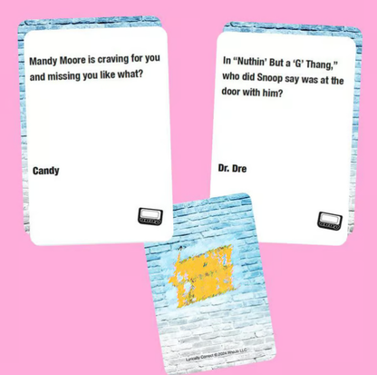 Lyrics Pop Quiz Pop Quiz 90s & 2000s Edition Music Trivia Game