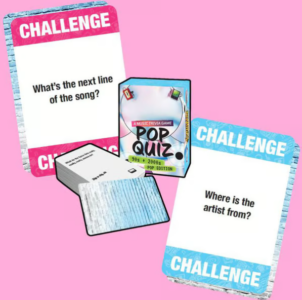 Lyrics Pop Quiz Pop Quiz 90s & 2000s Edition Music Trivia Game