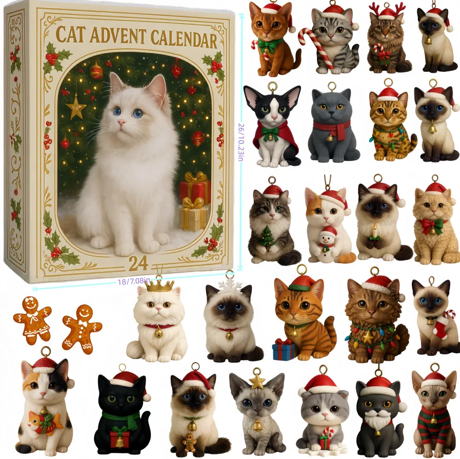🌲🎁Christmas Gift--Purrfect Christmas – Cat Lovers Advent Calendar 2025🐱